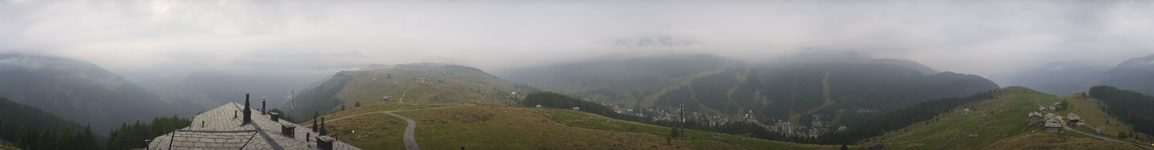 Madesimo Andossi 360 snow cam captured at 1 October 2026 at 7:03 pm GMT+2