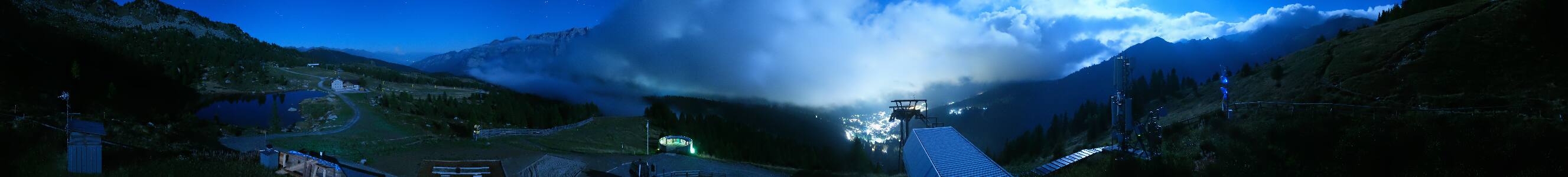 Madonna di Campiglio Pradalago snow cam captured at 22 September 2026 at 11:57 pm GMT+2