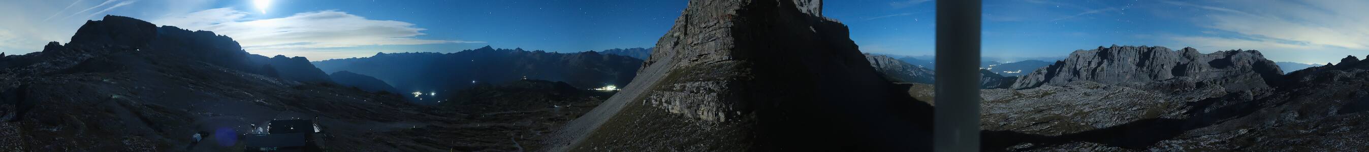 Madonna die Campiglio Groste snow cam captured at 21 September 2026 at 11:59 pm GMT+2