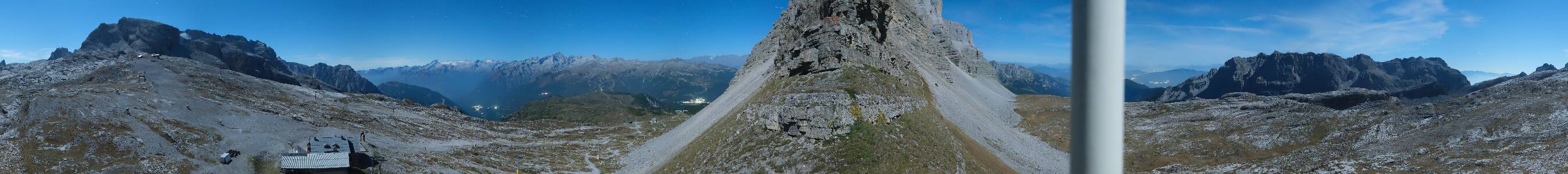 Madonna die Campiglio Groste snow cam captured at 26 September 2026 at 11:55 pm GMT+2