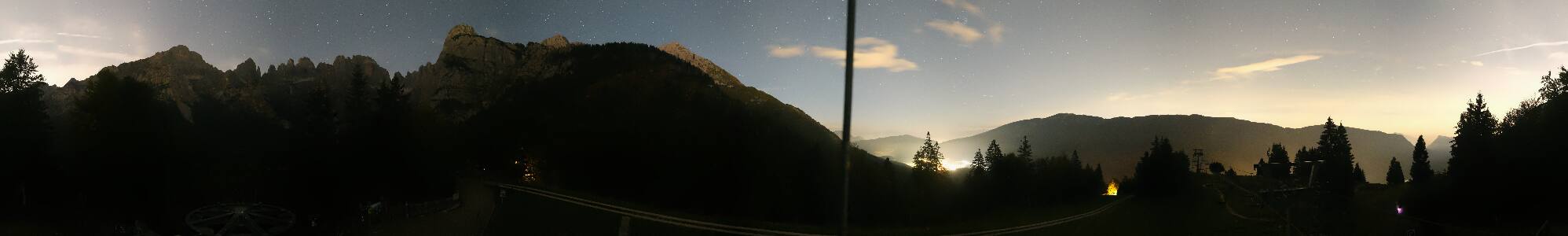 Molveno Pradel snow cam captured at 20 September 2026 at 11:59 pm GMT+2