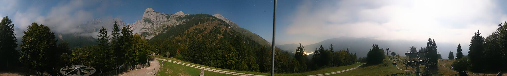 Molveno Pradel snow cam captured at 25 September 2026 at 11:55 pm GMT+2