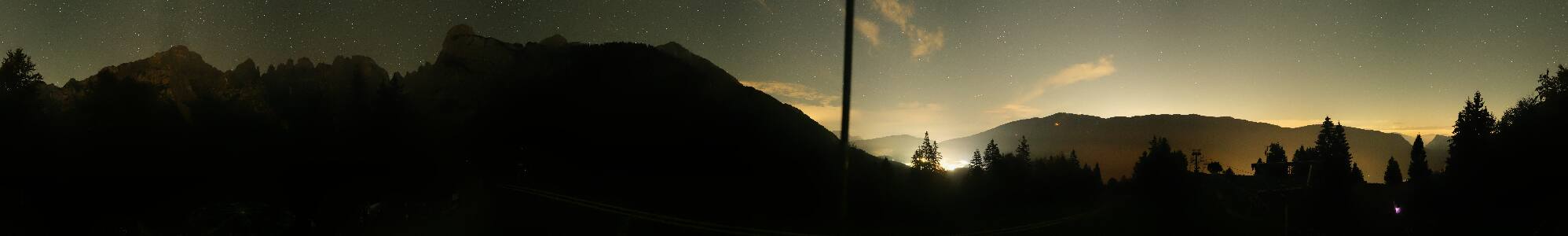 Molveno Pradel snow cam captured at 5 October 2026 at 11:56 pm GMT+2