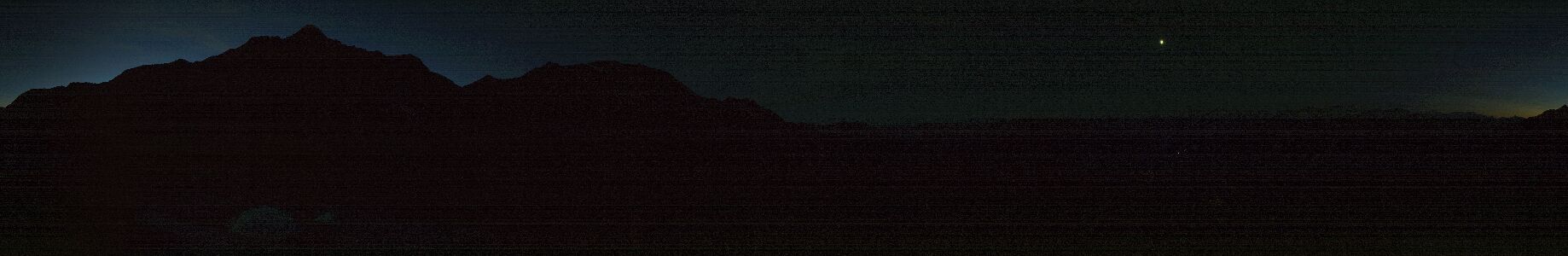 Pejo Pejo 3000 snow cam captured at 23 September 2026 at 7:56 pm GMT+2