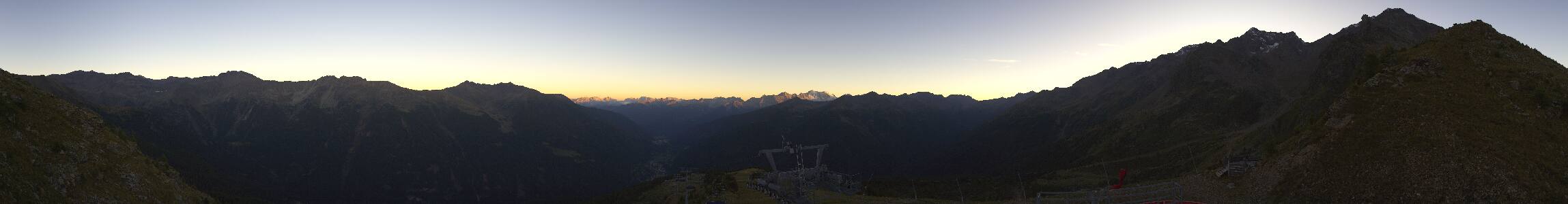 Pejo Seroden snow cam captured at 12 September 2026 at 7:34 pm GMT+2