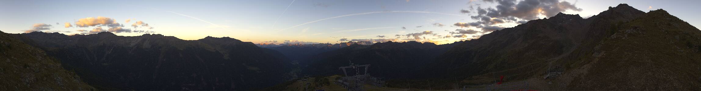 Pejo Seroden snow cam captured at 14 September 2026 at 7:34 pm GMT+2