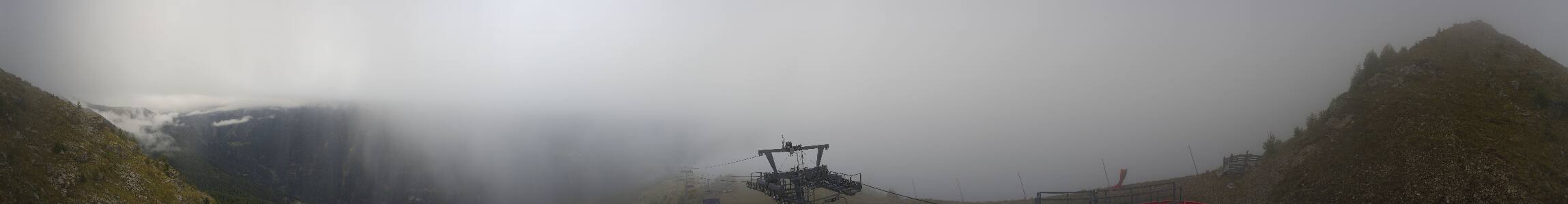 Pejo Seroden snow cam captured at 17 September 2026 at 7:06 pm GMT+2