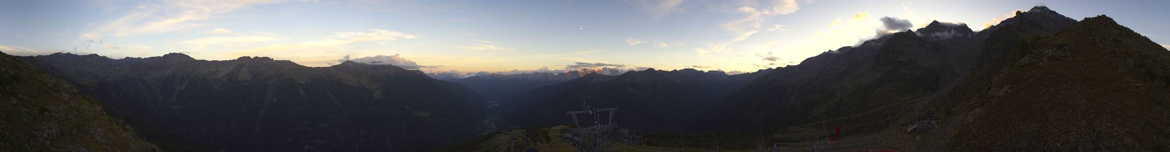 Pejo Seroden snow cam captured at 19 September 2026 at 7:24 pm GMT+2