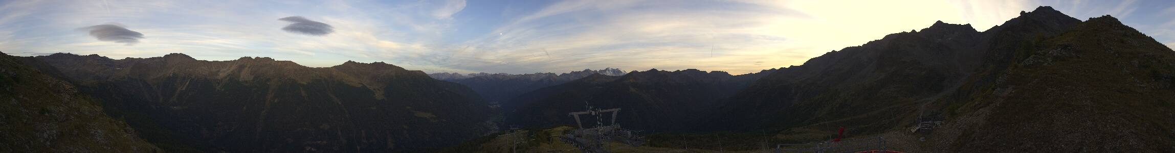 Pejo Seroden snow cam captured at 21 September 2026 at 7:10 pm GMT+2