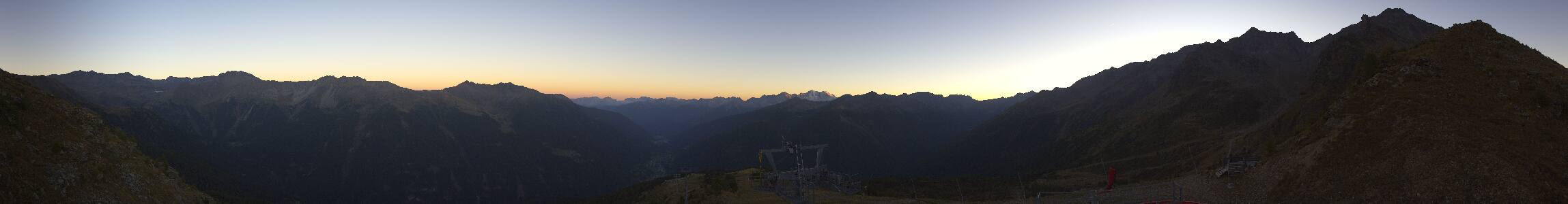 Pejo Seroden snow cam captured at 27 September 2026 at 7:18 pm GMT+2