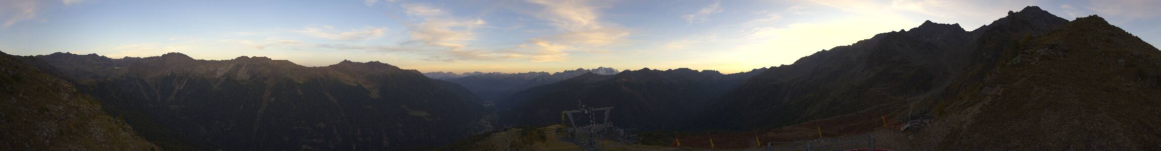 Pejo Seroden snow cam captured at 4 October 2026 at 6:59 pm GMT+2
