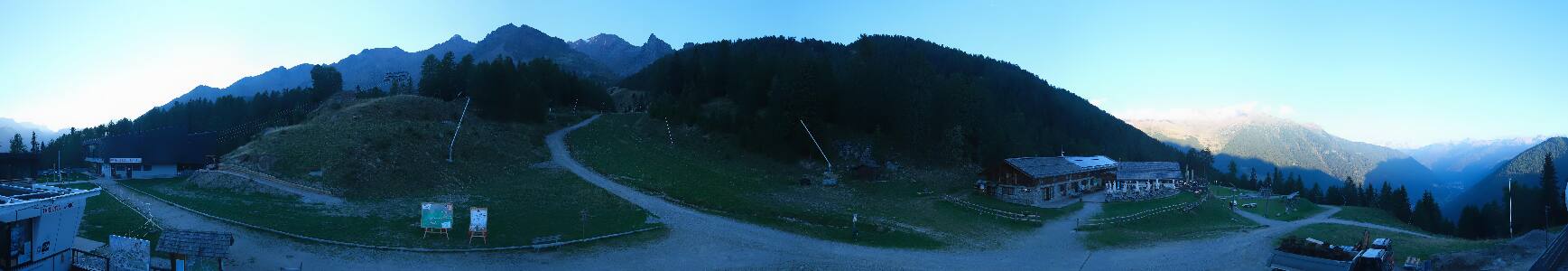 Pejo Tarlenta snow cam captured at 15 September 2026 at 6:51 pm GMT+2