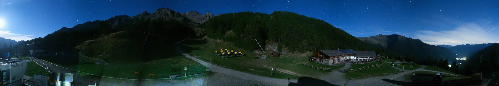 Pejo Tarlenta snow cam captured at 21 September 2026 at 11:50 pm GMT+2
