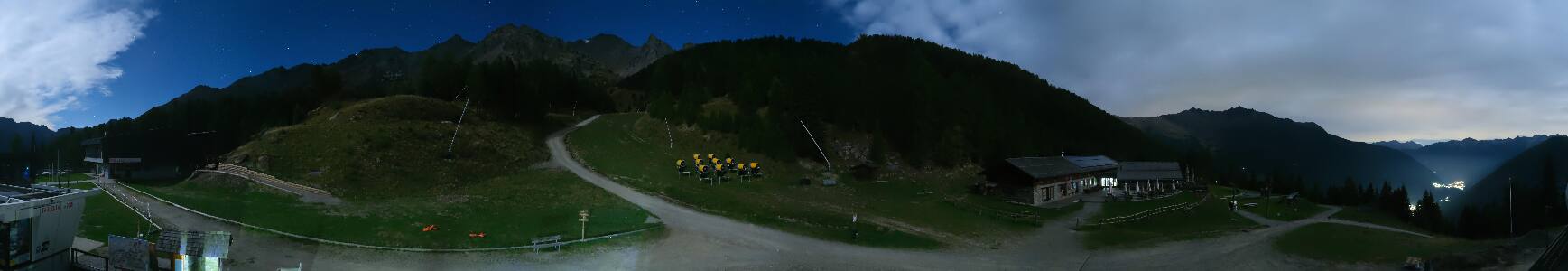 Pejo Tarlenta snow cam captured at 23 September 2026 at 11:50 pm GMT+2