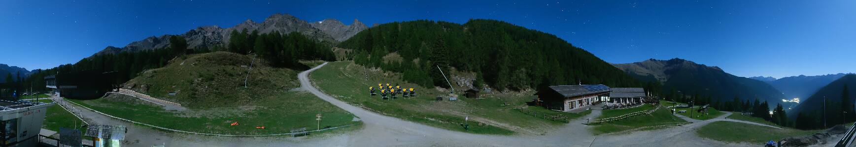 Pejo Tarlenta snow cam captured at 24 September 2026 at 11:54 pm GMT+2