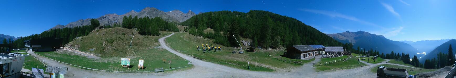 Pejo Tarlenta snow cam captured at 26 September 2026 at 11:56 pm GMT+2