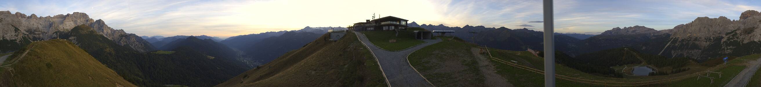 Pinzolo Doss Del Sabion snow cam captured at 21 September 2026 at 7:11 pm GMT+2