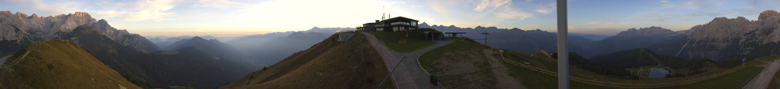 Pinzolo Doss Del Sabion snow cam captured at 4 October 2026 at 6:49 pm GMT+2