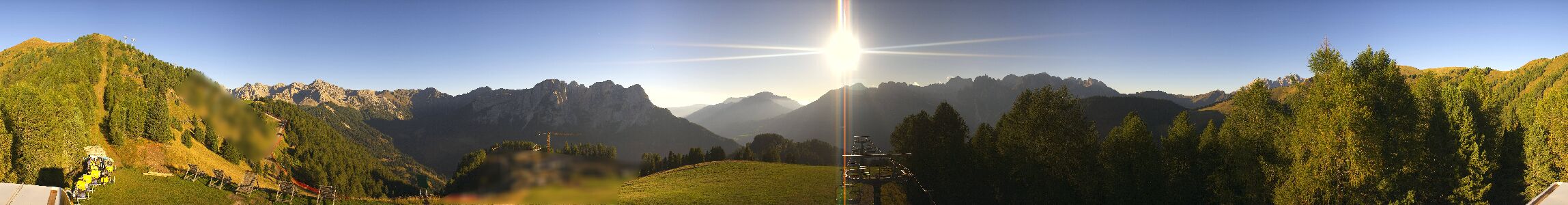 Pozza di Fassa Buffaure snow cam captured at 15 September 2026 at 6:18 pm GMT+2