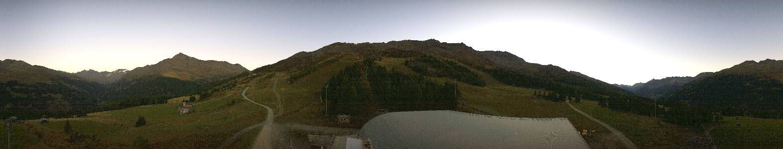 Santa Caterina Valfurva Plaghera snow cam captured at 22 September 2026 at 7:38 pm GMT+2