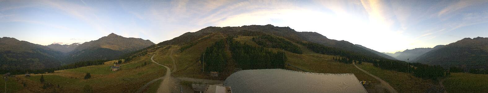 Santa Caterina Valfurva Plaghera snow cam captured at 26 September 2026 at 7:23 pm GMT+2