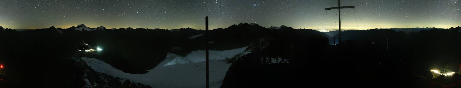 Schnals Grawand snow cam captured at 11 September 2026 at 11:56 pm GMT+2