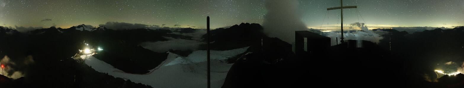 Schnals Grawand snow cam captured at 18 September 2026 at 11:54 pm GMT+2