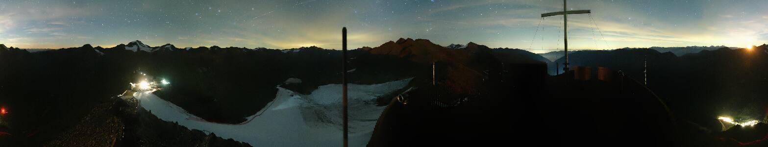 Schnals Grawand snow cam captured at 19 September 2026 at 11:49 pm GMT+2