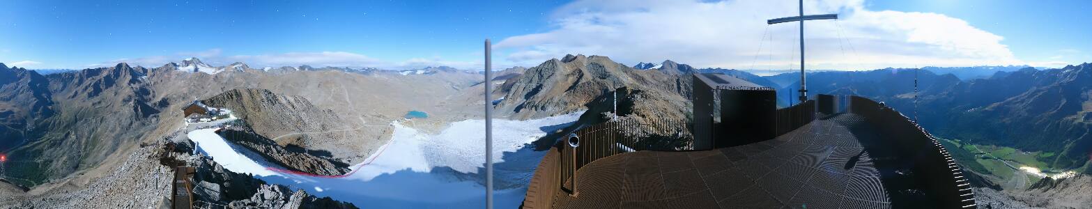 Schnals Grawand snow cam captured at 23 September 2026 at 11:53 pm GMT+2