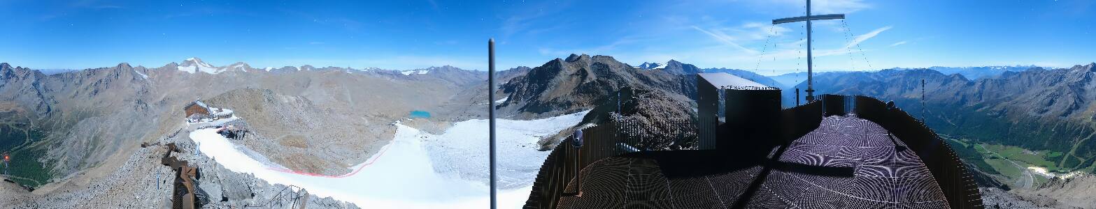 Schnals Grawand snow cam captured at 26 September 2026 at 11:59 pm GMT+2