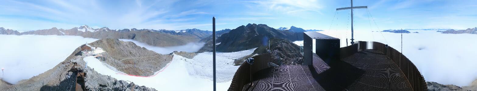 Schnals Grawand snow cam captured at 29 September 2026 at 11:45 pm GMT+2