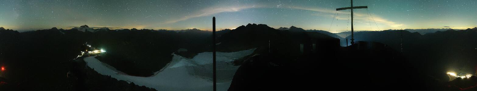 Schnals Grawand snow cam captured at 3 October 2026 at 11:49 pm GMT+2
