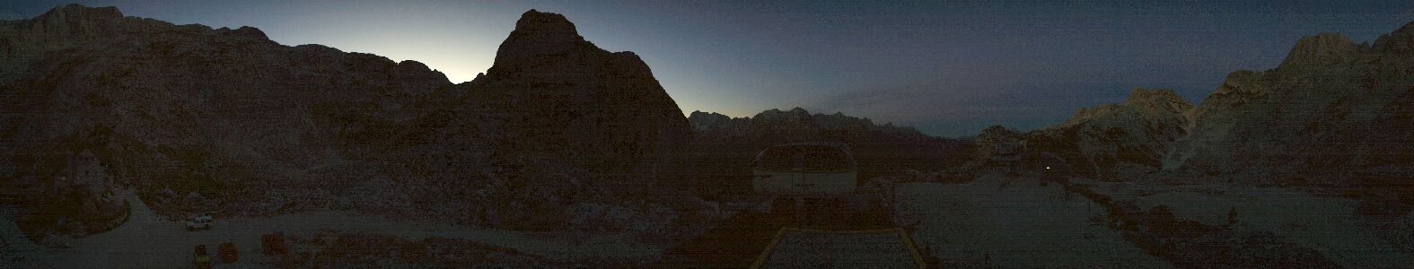 Sella Nevea Rifugio Celso Gilberti snow cam captured at 21 September 2026 at 7:27 pm GMT+2