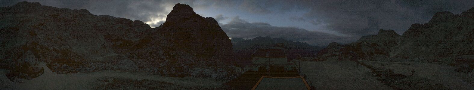 Sella Nevea Rifugio Celso Gilberti snow cam captured at 30 September 2026 at 7:08 pm GMT+2