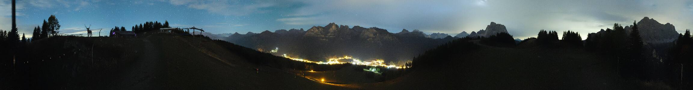 Selva di Cadore Pescul snow cam captured at 6 October 2026 at 4:40 am GMT+2