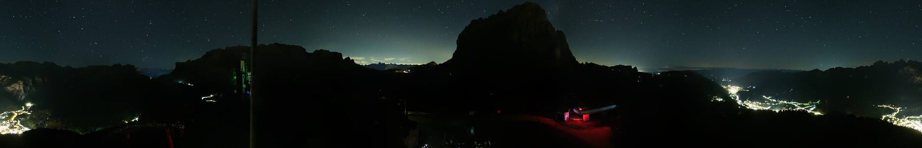 Val Gardena Ciampinoi snow cam captured at 11 September 2026 at 11:57 pm GMT+2