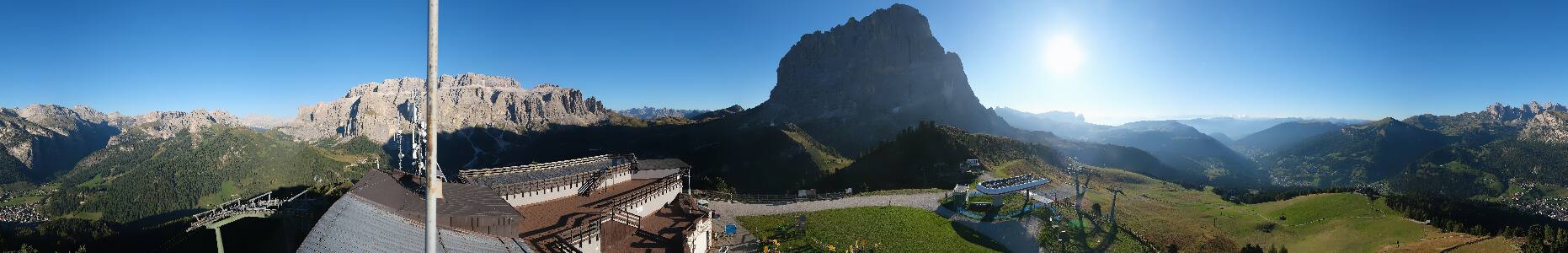 Val Gardena Ciampinoi snow cam captured at 15 September 2026 at 6:11 pm GMT+2
