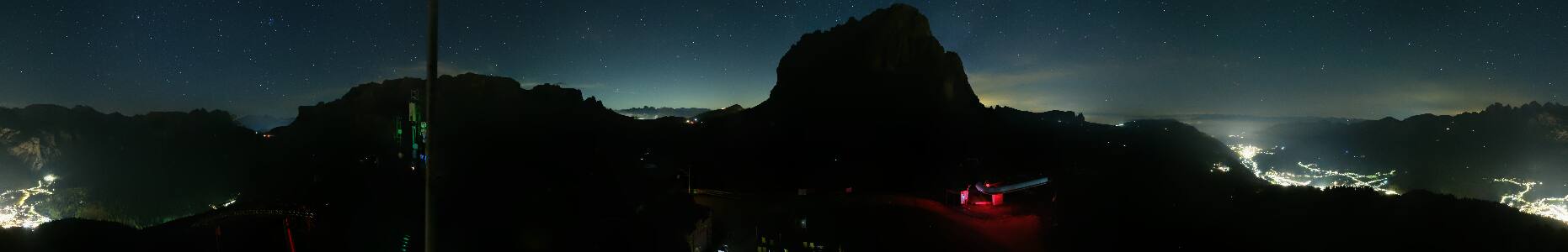 Val Gardena Ciampinoi snow cam captured at 19 September 2026 at 11:50 pm GMT+2