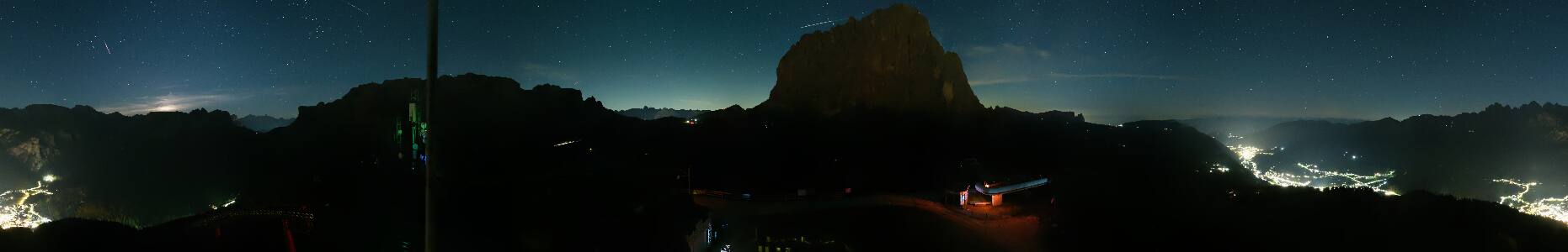Val Gardena Ciampinoi snow cam captured at 3 October 2026 at 11:58 pm GMT+2