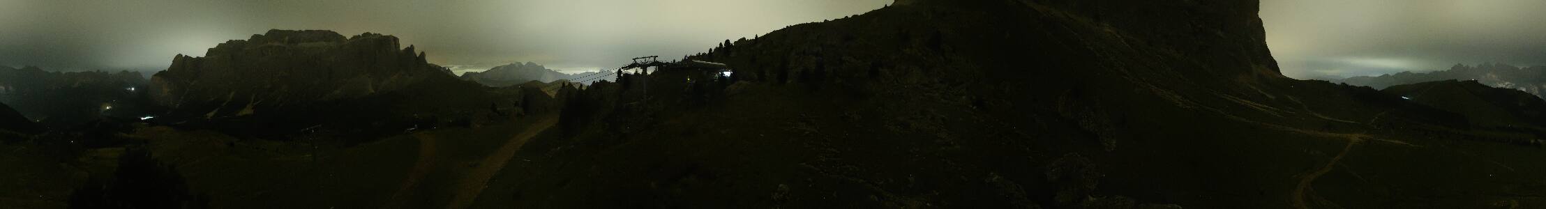 Val Gardena Citta dei Sassi snow cam captured at 13 September 2026 at 11:57 pm GMT+2
