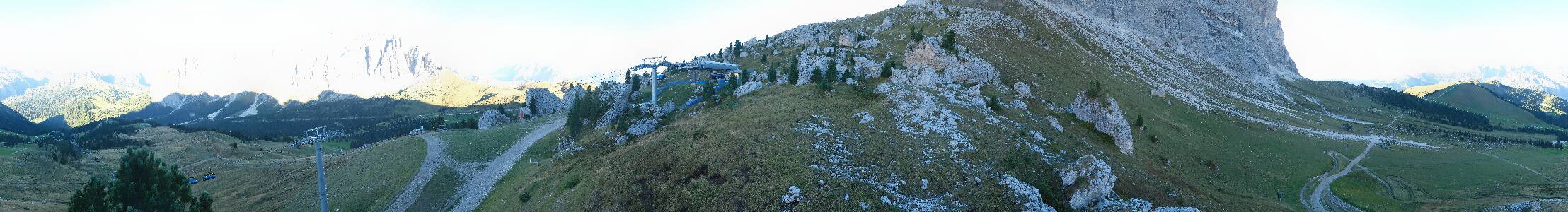 Val Gardena Citta dei Sassi snow cam captured at 15 September 2026 at 6:11 pm GMT+2