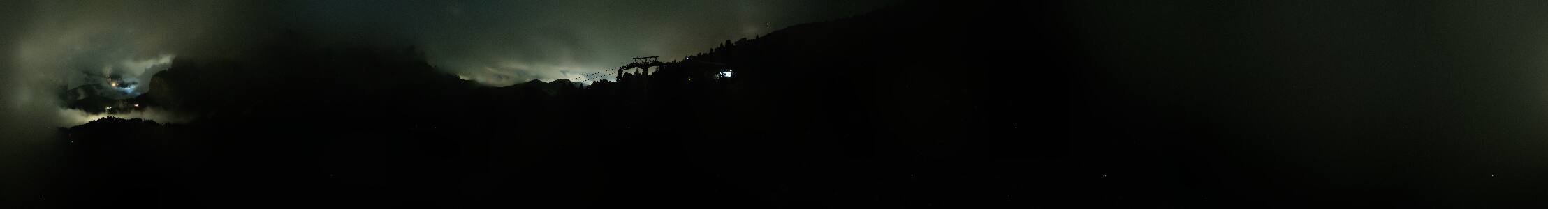 Val Gardena Citta dei Sassi snow cam captured at 17 September 2026 at 11:54 pm GMT+2
