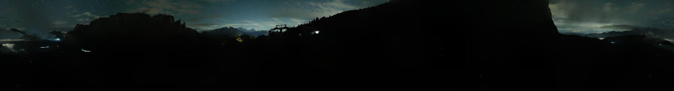 Val Gardena Citta dei Sassi snow cam captured at 18 September 2026 at 11:57 pm GMT+2