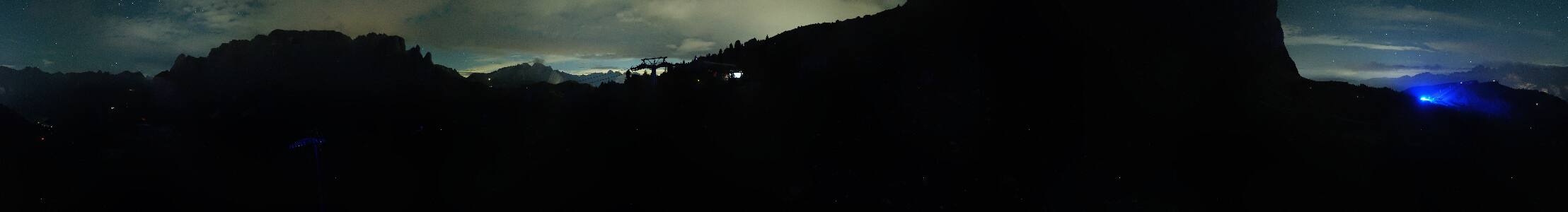 Val Gardena Citta dei Sassi snow cam captured at 5 October 2026 at 11:53 pm GMT+2