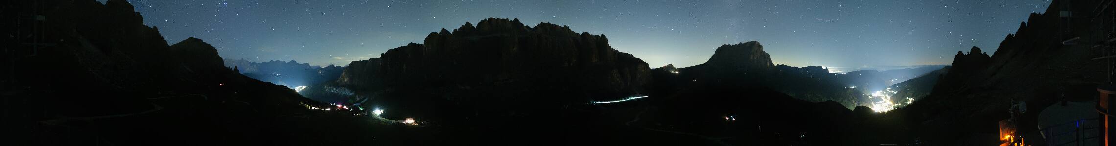 Val Gardena Dantercepies snow cam captured at 11 September 2026 at 11:57 pm GMT+2