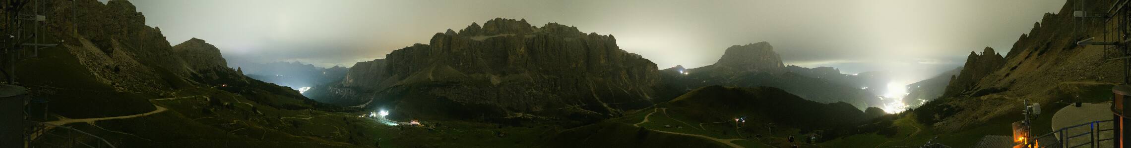 Val Gardena Dantercepies snow cam captured at 13 September 2026 at 11:58 pm GMT+2