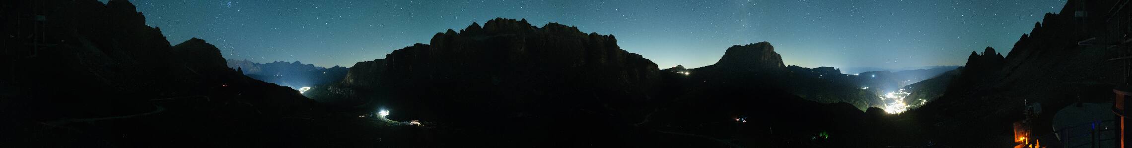 Val Gardena Dantercepies snow cam captured at 14 September 2026 at 11:50 pm GMT+2