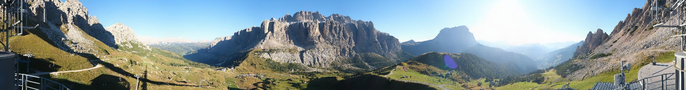 Val Gardena Dantercepies snow cam captured at 15 September 2026 at 6:11 pm GMT+2