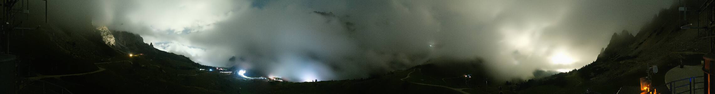 Val Gardena Dantercepies snow cam captured at 17 September 2026 at 11:54 pm GMT+2