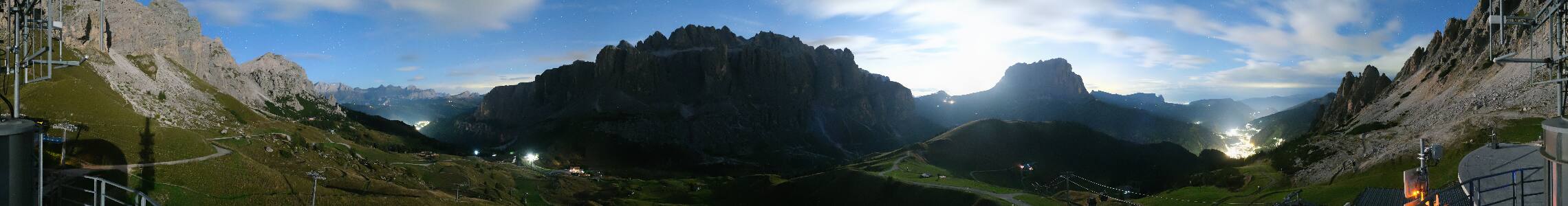 Val Gardena Dantercepies snow cam captured at 20 September 2026 at 11:52 pm GMT+2